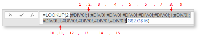201112 Sample Evaluate Lookup Array 3 in Microsoft Excel 2007 2010 2013 2016 2019 365