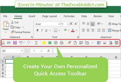 Create Your Own Personalized Quick Access Toolbar