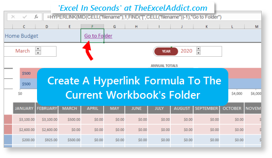 Create A Hyperlink Formula To The Current Workbook's Folder