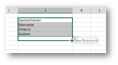Autofill a Custom List