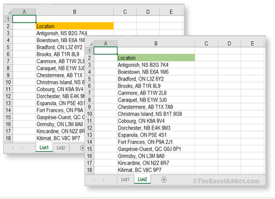 Compare Sheets in Microsoft Excel 2007 2010 2013 2016 2019 365