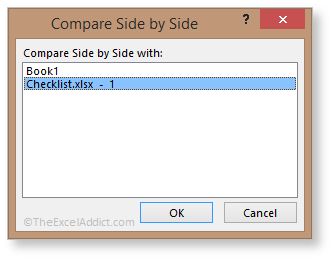 Compare Side By Side in Microsoft Excel 2007 2010 2013 2016 2019 365