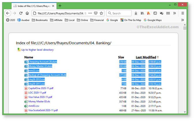 Copy Hyperlinks From File Explorer To Excel Worksheet in Microsoft Excel 2007 2010 2013 2016 2019 365