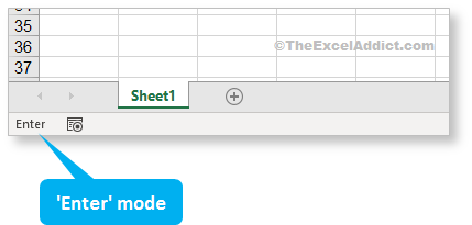 Editing Formula Dialog Box Enter Mode in Microsoft Excel 2007 2010 2013 2016 2019 365