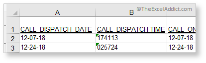 Extract Time From Text String in Microsoft Excel 2007 2010 2013 2016 2019 365