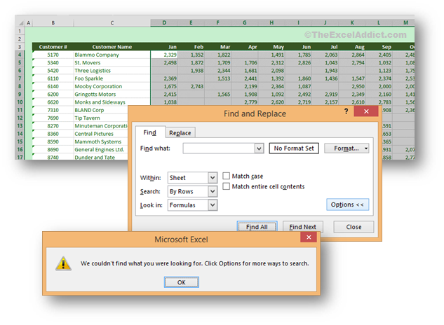 Find And Replace Blank Cells Not Working in Microsoft Excel 2007 2010 2013 2016 2019 365