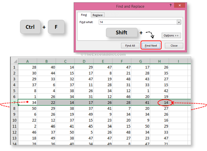 Find Last Occurrence In Row in Microsoft Excel 2007 2010 2013 2016 2019 365