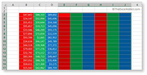 Format Painter Pattern Recognition in Microsoft Excel 2007 2010 2013 2016 365