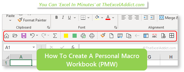 How To Create A Personal Macro Workbook in Microsoft Excel 2007 2010 2013 2016 2019 365