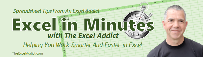 IMAGE: Excel In Minutes Tips and Tricks from The Excel Addict - Microsoft Excel 2003, 2007, 2010, 2013, 2016, 2019, 365