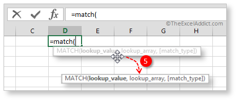 Reposition Worksheet Function Tool Tip in Microsoft Excel 2007 2010 2013 2016 365