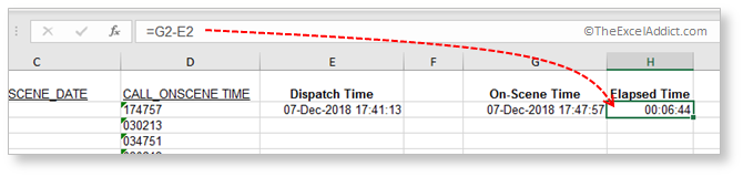 Simple Formula To Calculate Elapsed Time in Microsoft Excel 2007 2010 2013 2016 2019 365 Simple Formula To Calculate Elapsed Time in Microsoft Excel 2007 2010 2013 2016 2019 365